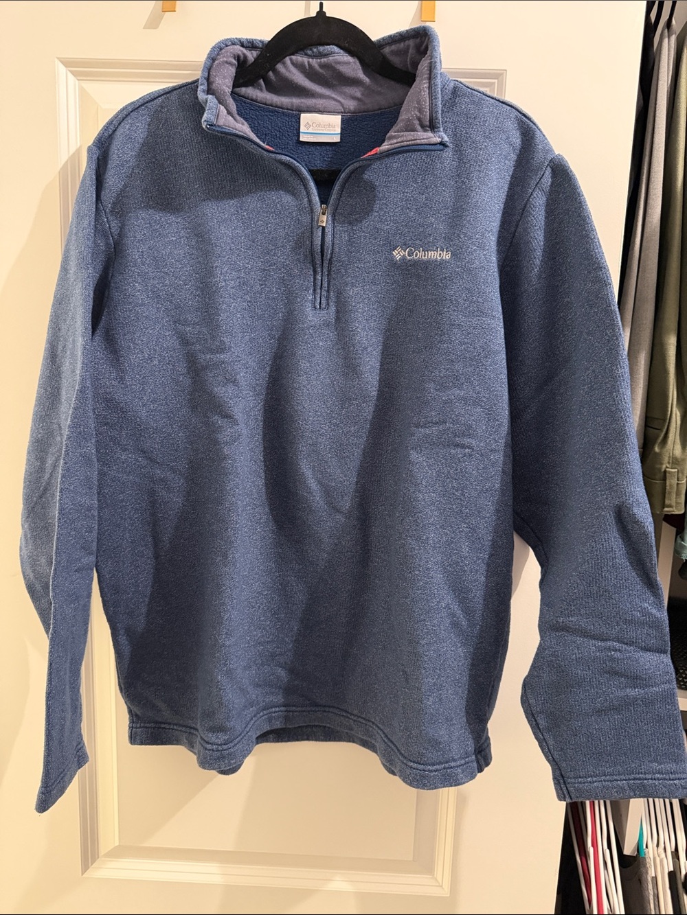 Columbia Men's Slate Blue Half-Zip Fleece Pullover